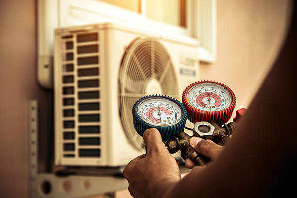 Professional Hvac technician working in Westwood, MI